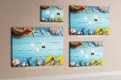 Cork memo board Seaside things