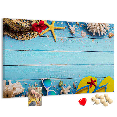 Cork memo board Seaside things