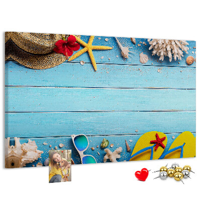 Cork memo board Seaside things