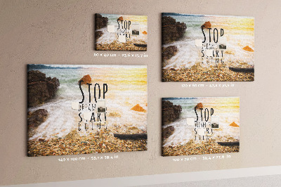 Cork memo board Motivational text