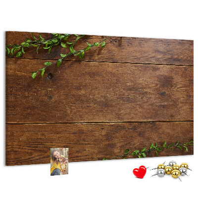 Cork board Rustic wood