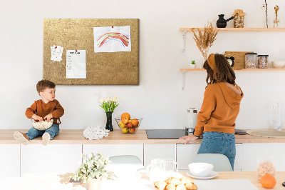 Cork memo board Decorative canvas