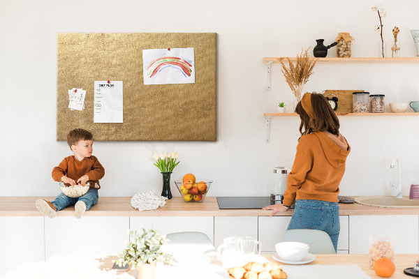 Cork memo board Decorative canvas