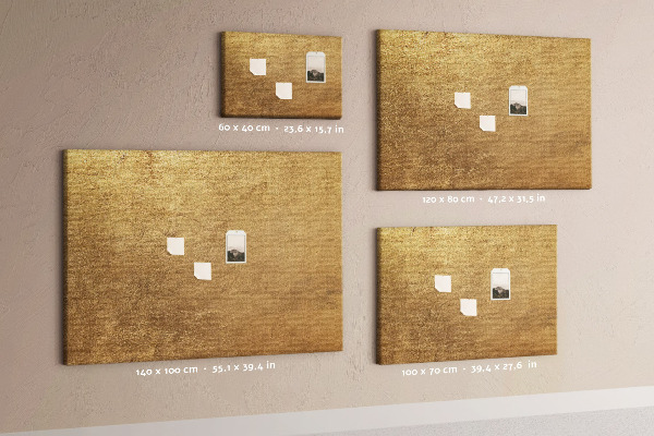 Cork memo board Decorative canvas