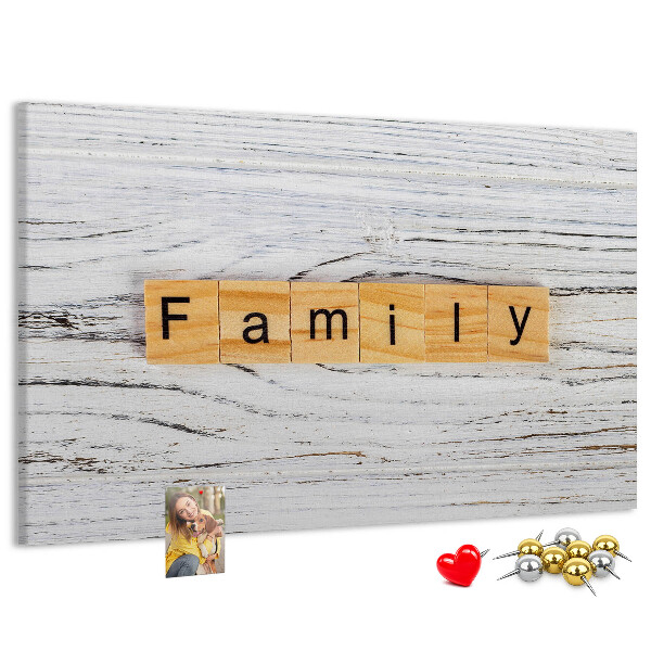 Cork display board Family