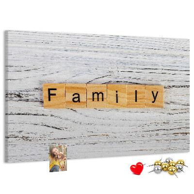 Cork display board Family