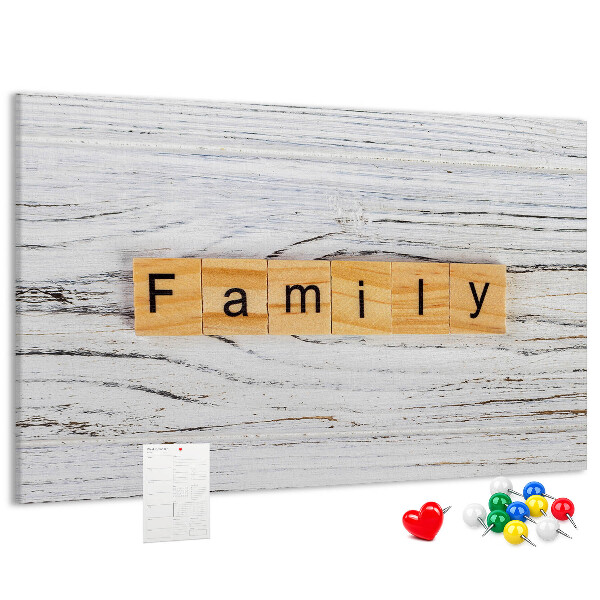 Cork display board Family