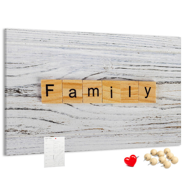Cork display board Family