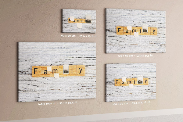 Cork display board Family