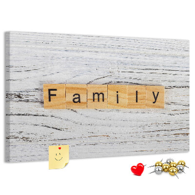 Cork display board Family