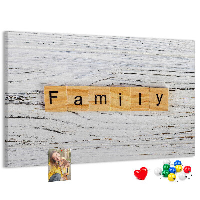 Cork display board Family