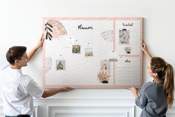 Cork display board Notebook planner