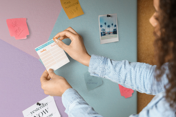 Cork board Pastel pattern