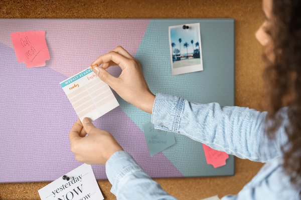 Cork board Pastel pattern
