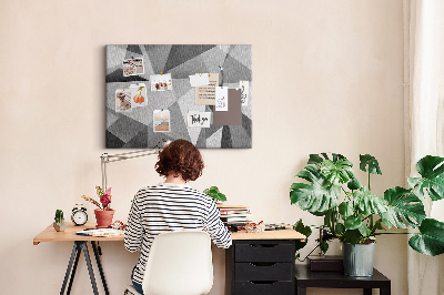 Cork board 3D abstraction
