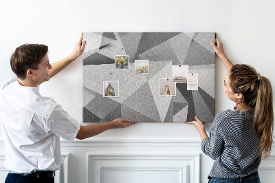 Cork board 3D abstraction