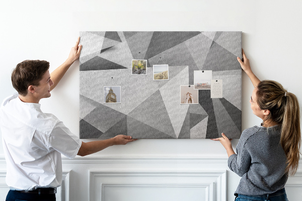 Cork board 3D abstraction