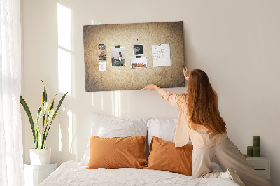 Cork display board Old world map