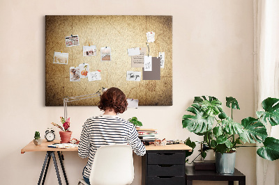 Cork display board Old world map