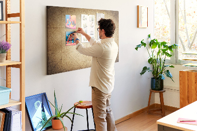 Cork display board Old world map