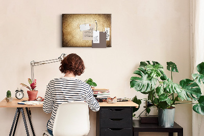 Cork display board Old world map