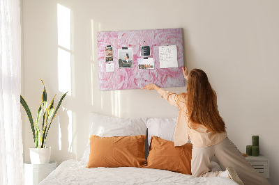 Cork memo board Blooming flowers