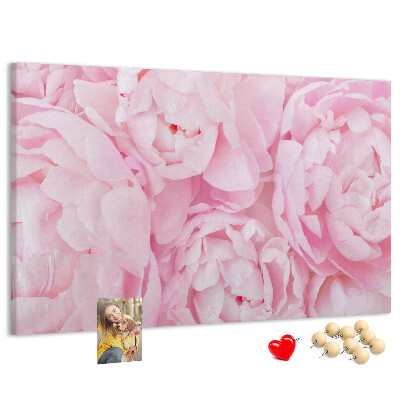 Cork memo board Blooming flowers