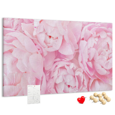Cork memo board Blooming flowers
