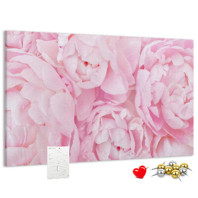 Cork memo board Blooming flowers