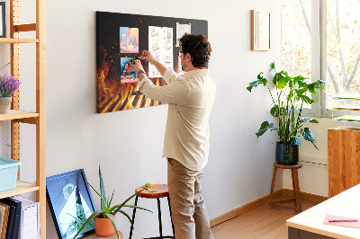 Cork board Barbecue