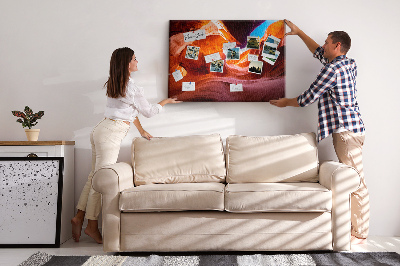 Cork display board Canyon