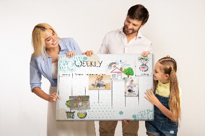 Cork display board Cactus weekly planner