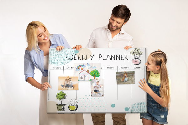 Cork display board Cactus weekly planner