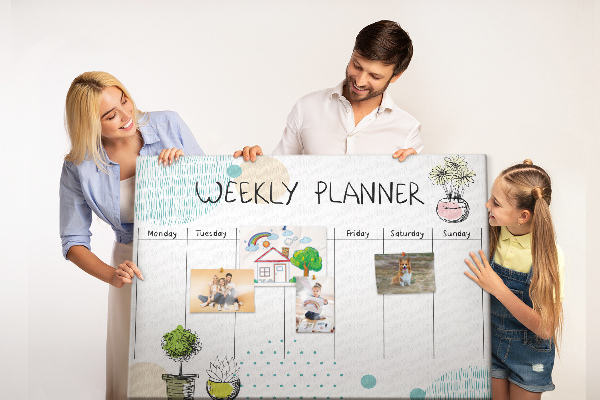 Cork display board Cactus weekly planner