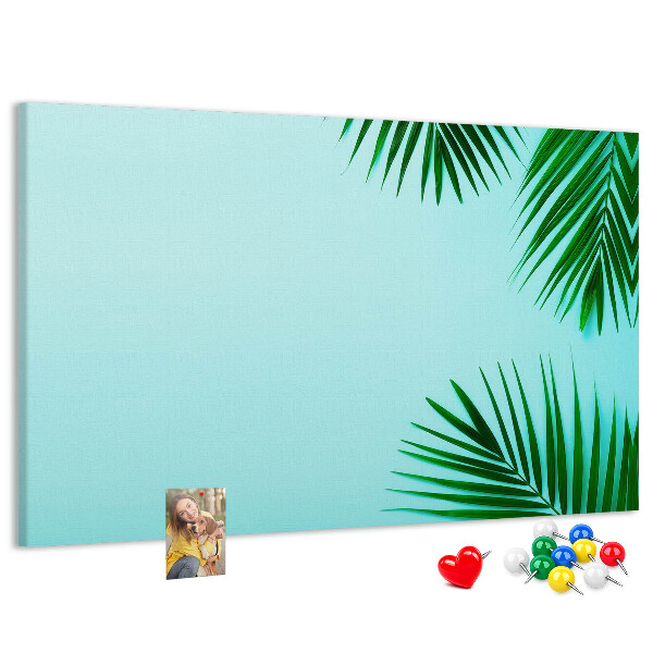 Cork display board Palm frame