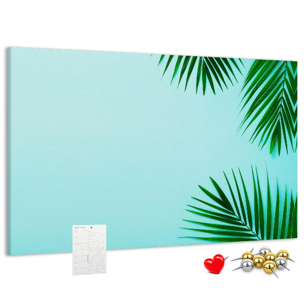 Cork display board Palm frame