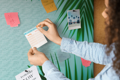 Cork display board Palm frame