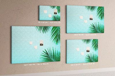 Cork display board Palm frame