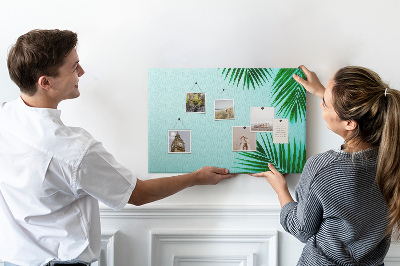 Cork display board Palm frame