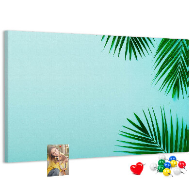 Cork display board Palm frame