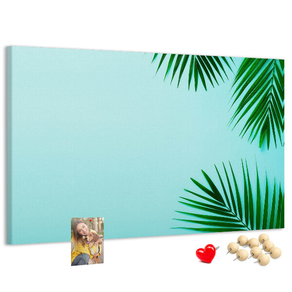 Cork display board Palm frame