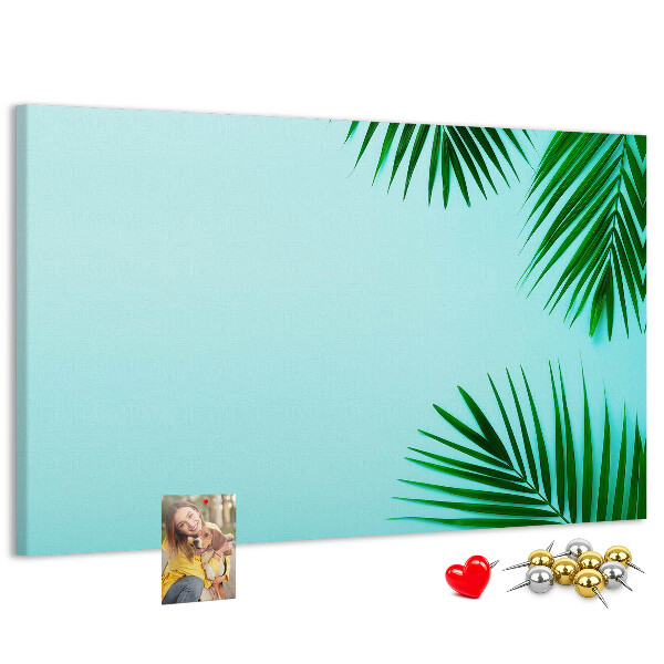 Cork display board Palm frame
