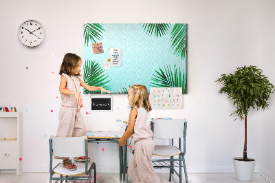 Cork board Tropical leaves