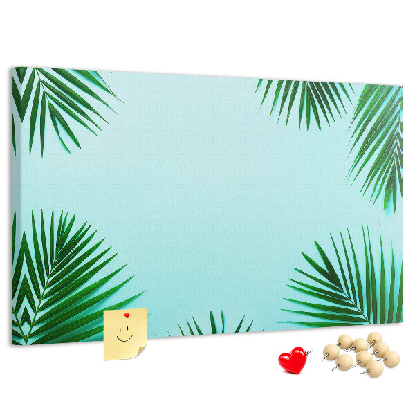 Cork board Tropical leaves