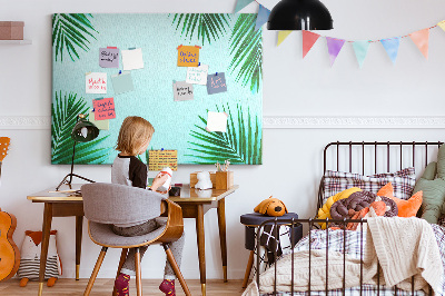 Cork board Tropical leaves