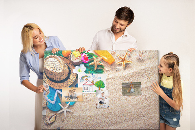 Cork memo board Exotic summer