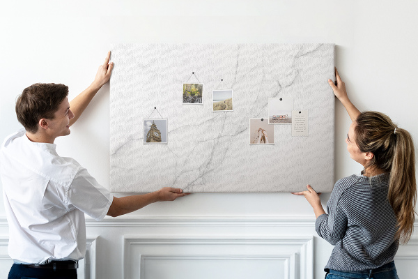 Cork board Decorative marble