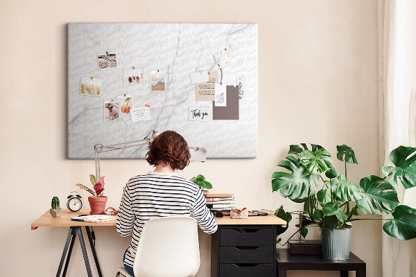 Cork board Decorative marble
