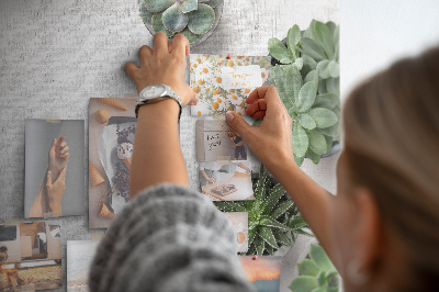 Cork display board Decorative plants