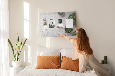 Cork display board Decorative plants